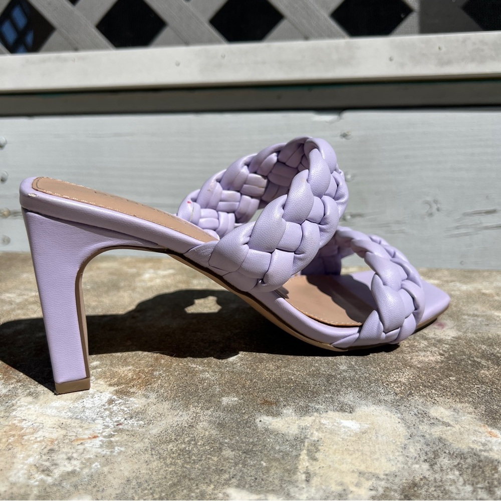Bcbgeneration Lavender Braided Heels - image 8